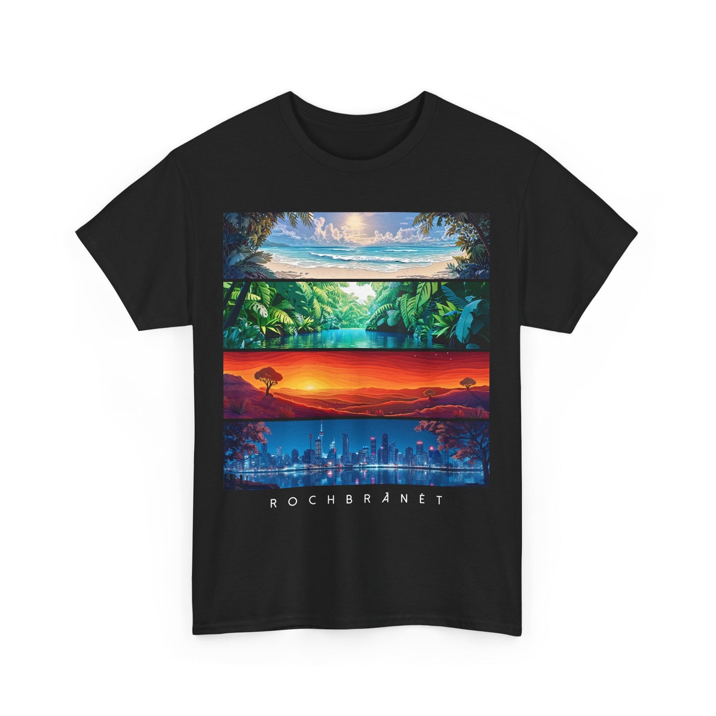 Beach To City Unisex Heavy Cotton Tee