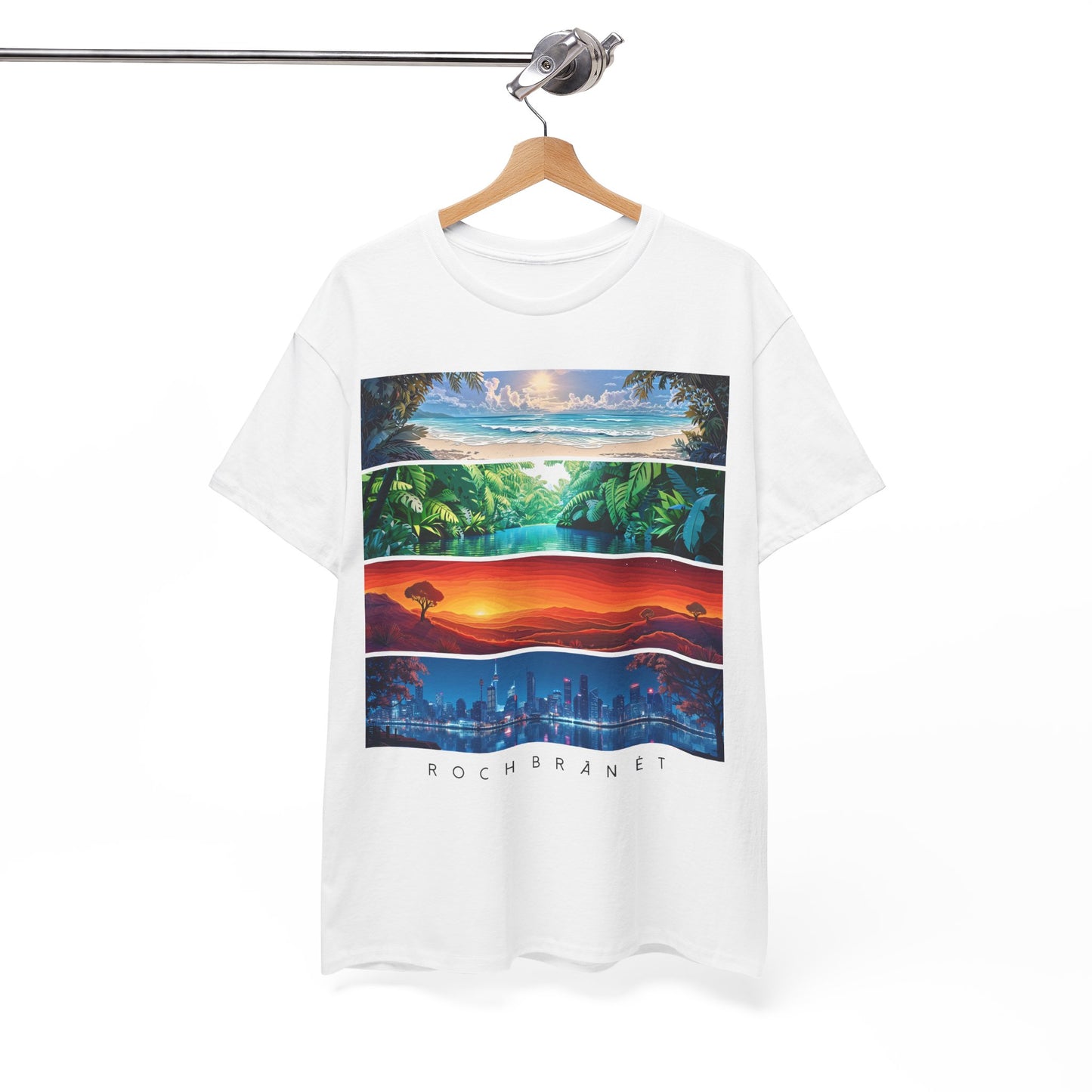 Beach To City Unisex Heavy Cotton Tee