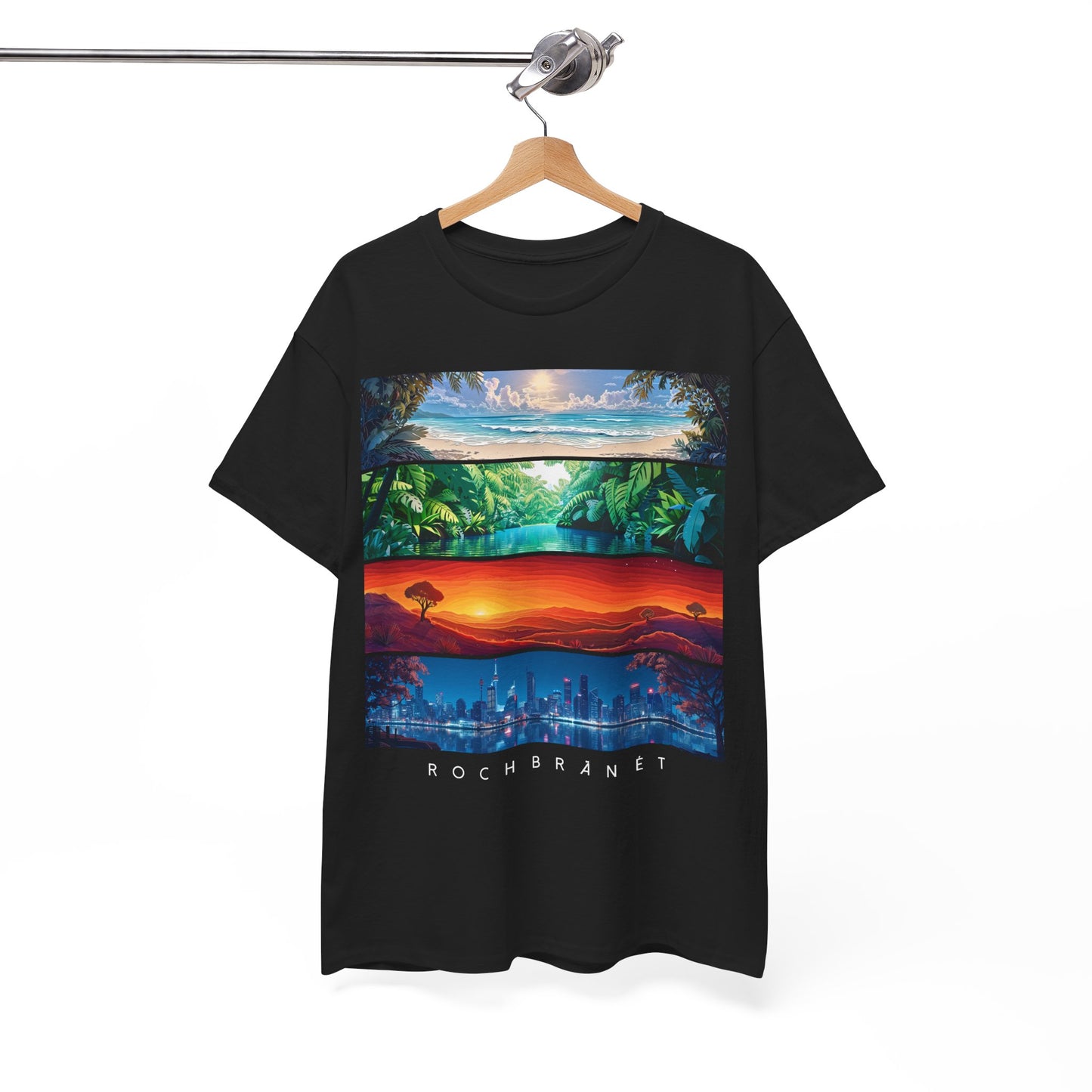 Beach To City Unisex Heavy Cotton Tee