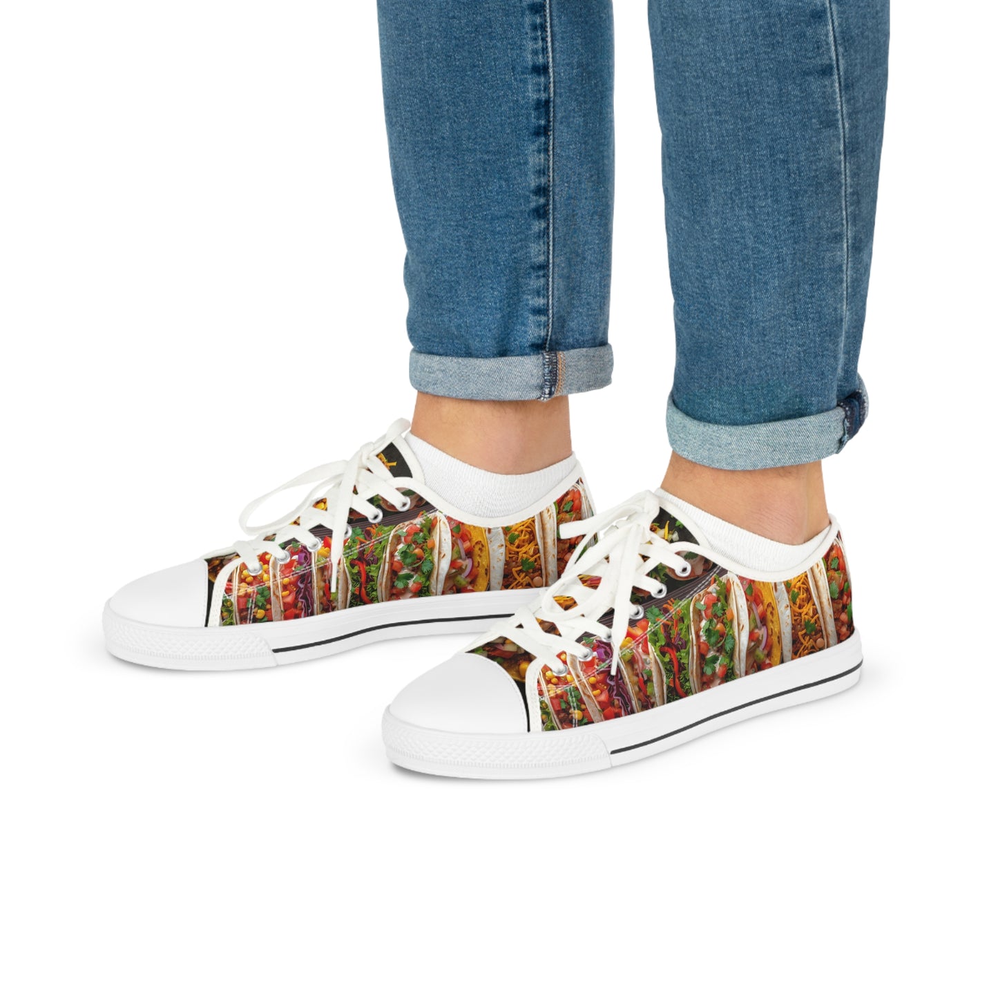 Tacos Men's Low Top Sneakers