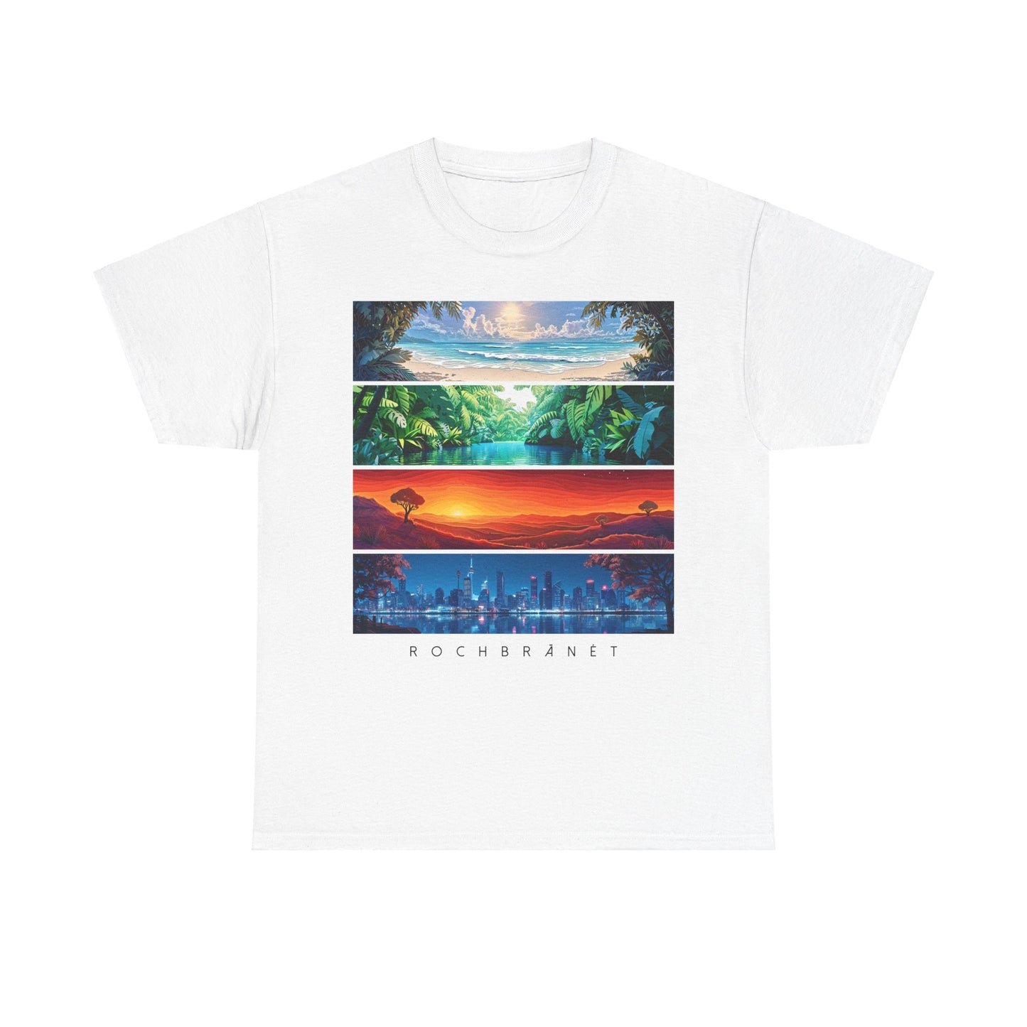 Beach To City Unisex Heavy Cotton Tee