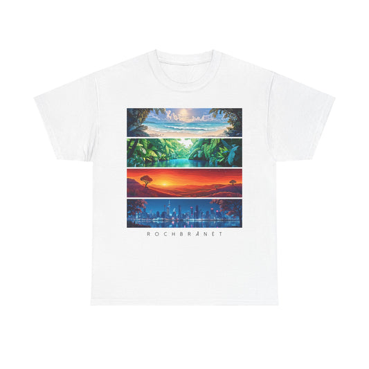 Beach To City Unisex Heavy Cotton Tee