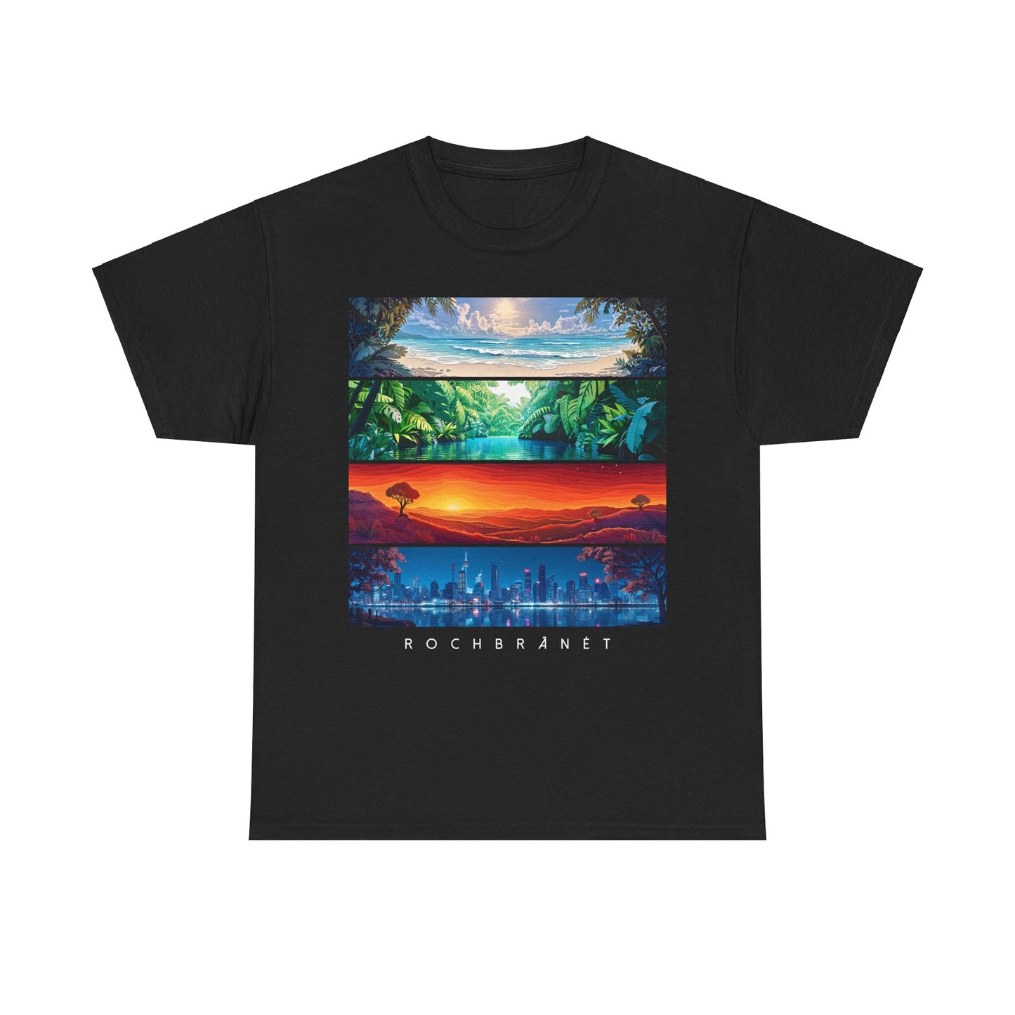 Beach To City Unisex Heavy Cotton Tee