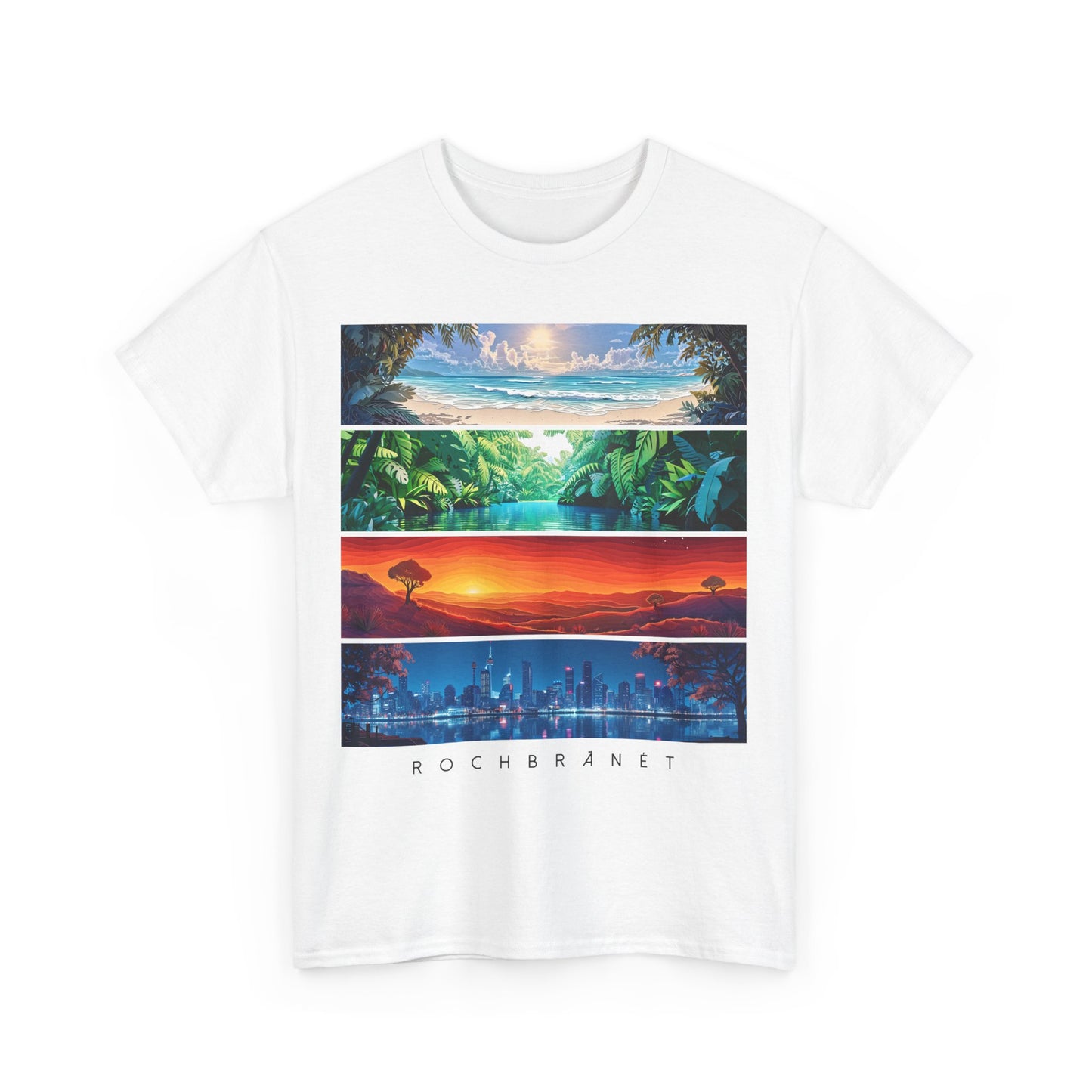 Beach To City Unisex Heavy Cotton Tee